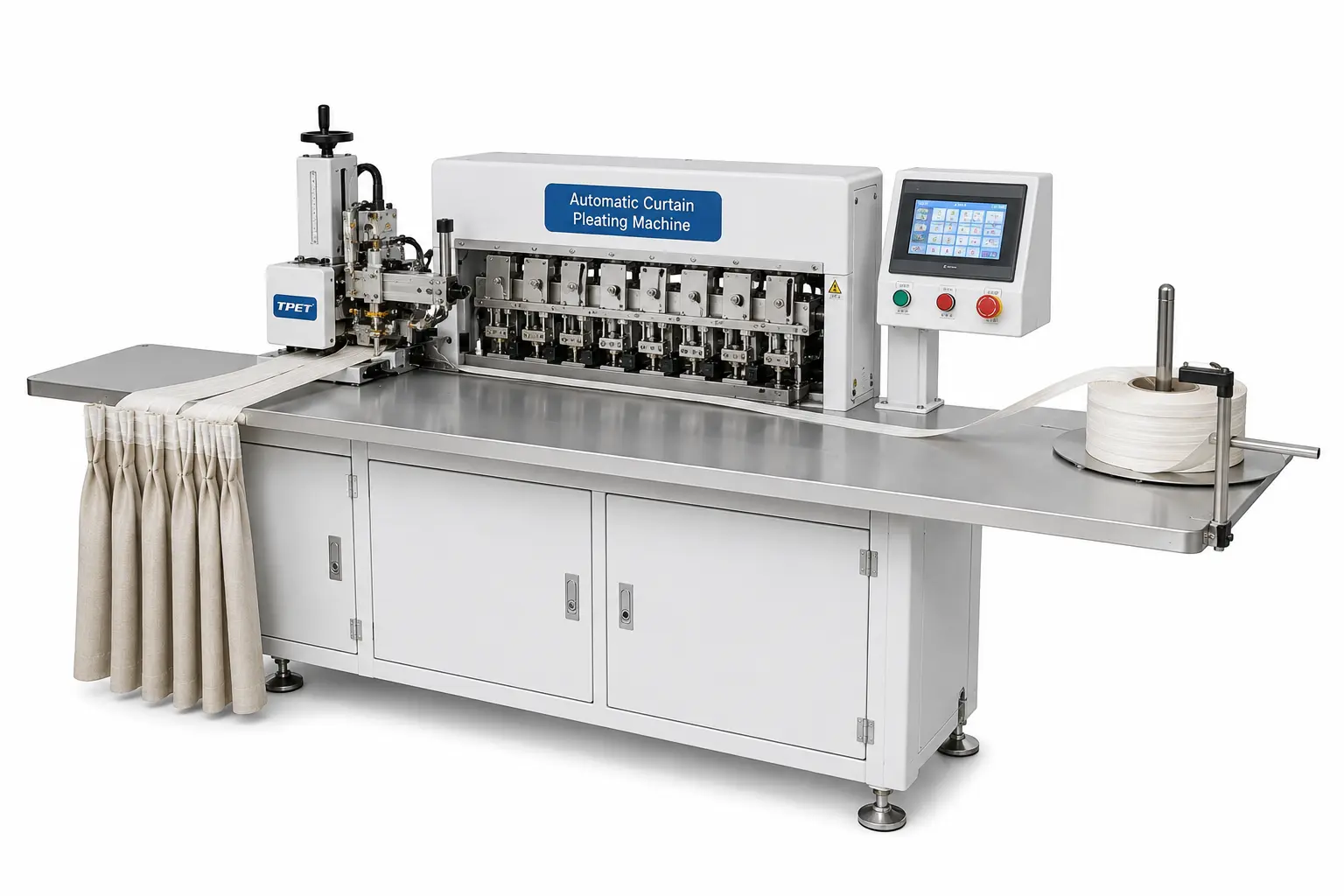 Automatic Curtain Pleating Machine